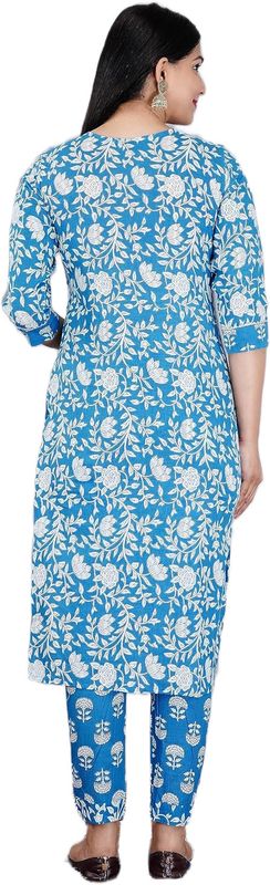 Thummar house women kurta, churidar & dupatta set - M Y V E L O R A