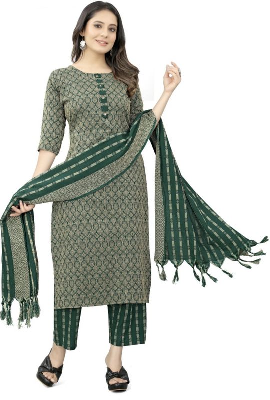 Andheriyas textiles women kurta, churidar & dupatta set - M Y V E L O R A
