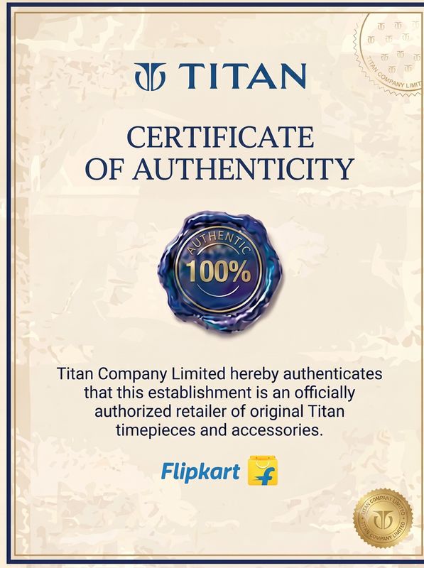 Titan titan stellar titan stellar automatic silver round dial men's watch / analog watch  - for men - M Y V E L O R A
