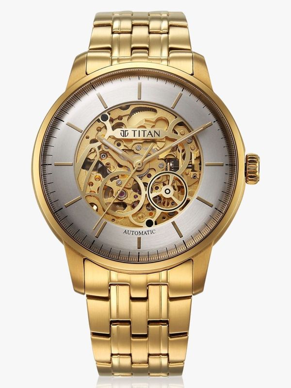 Titan golden heart titan automatic analog watch  - for men - M Y V E L O R A
