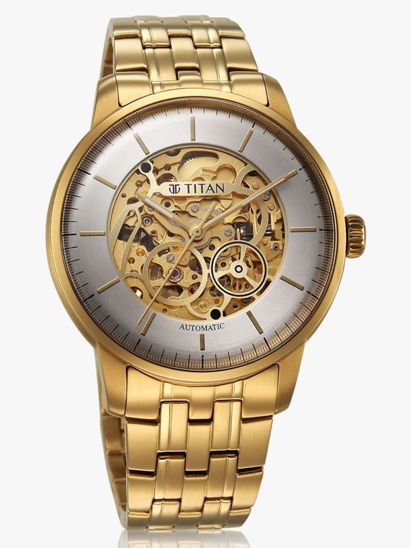 Titan golden heart titan automatic analog watch  - for men - M Y V E L O R A