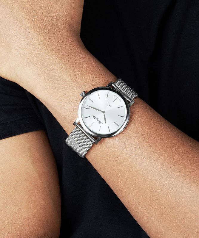 Mathey-tissot swiss made silver dial classic analog watch  - for men - M Y V E L O R A