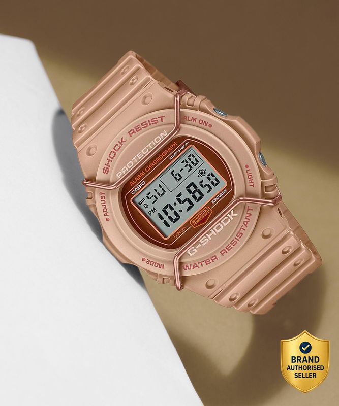 Casio dw-5700pt-5dr g-shock digital watch  - for men - M Y V E L O R A