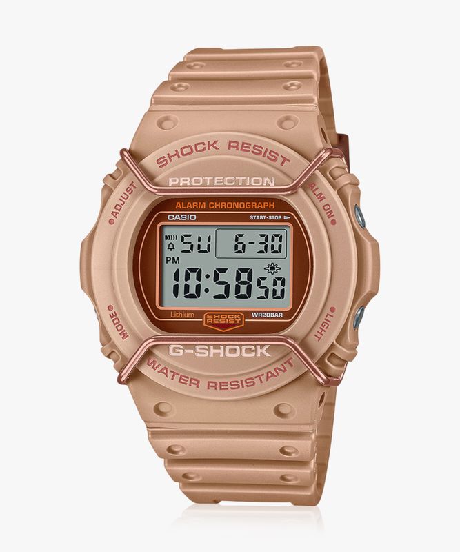 Casio dw-5700pt-5dr g-shock digital watch  - for men - M Y V E L O R A