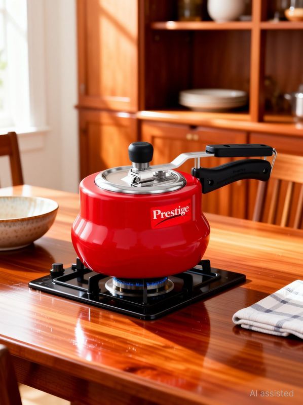 Prestige svachh nakshatra duo plus 2 l inner lid induction bottom pressure cooker - M Y V E L O R A