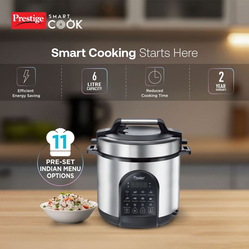 Prestige smart cook electric pressure cooker - M Y V E L O R A