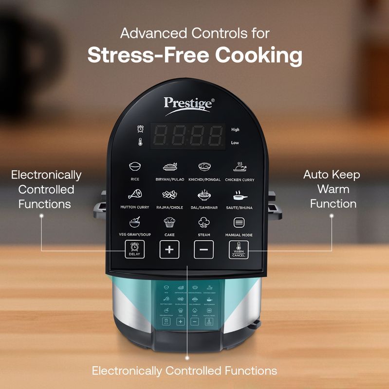 Prestige smart cook electric pressure cooker - M Y V E L O R A
