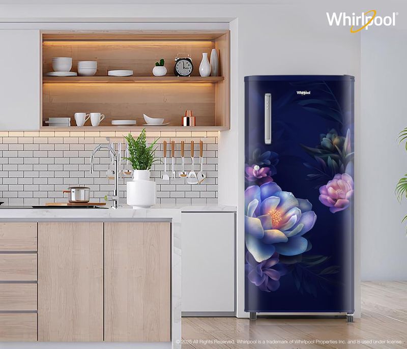 Whirlpool 184 l direct cool single door 2 star refrigerator  with 2 star refrigerator, upto 9 hour cooling retention, fridge - M Y V E L O R A