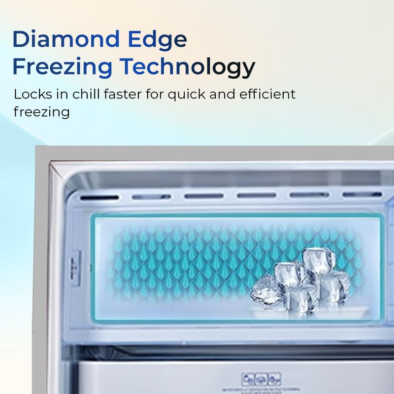 Haier 165 l direct cool single door 1 star refrigerator  with diamond edge freezing technology, easy clean back, large vegetable box ( 2026 model) - M Y V E L O R A