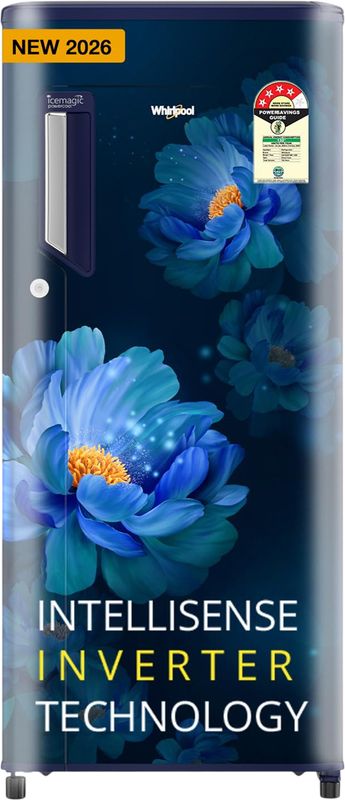 Whirlpool 192 l direct cool single door 4 star refrigerator  with 4 star refrigerator, upto 12 hour cooling retention, fridge - M Y V E L O R A