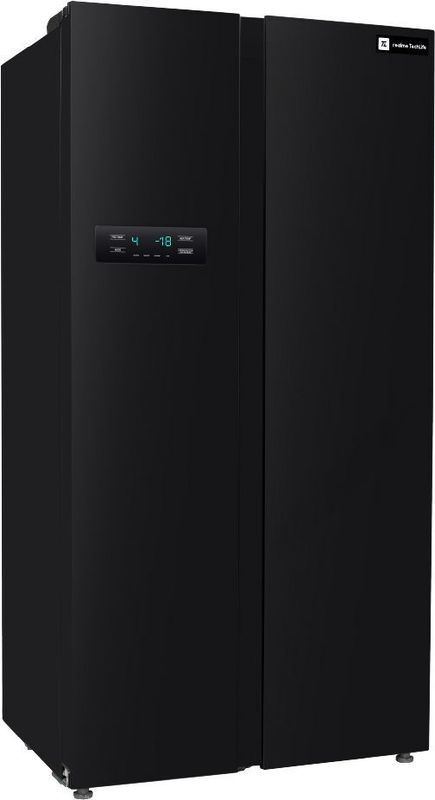 Realme techlife 584 l frost free side by side refrigerator  with farm fresh technology, inverter compressor, and digital control panel - M Y V E L O R A