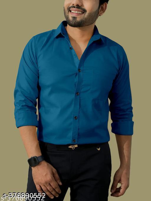 Cotton Shirts For Men's  - M Y V E L O R A