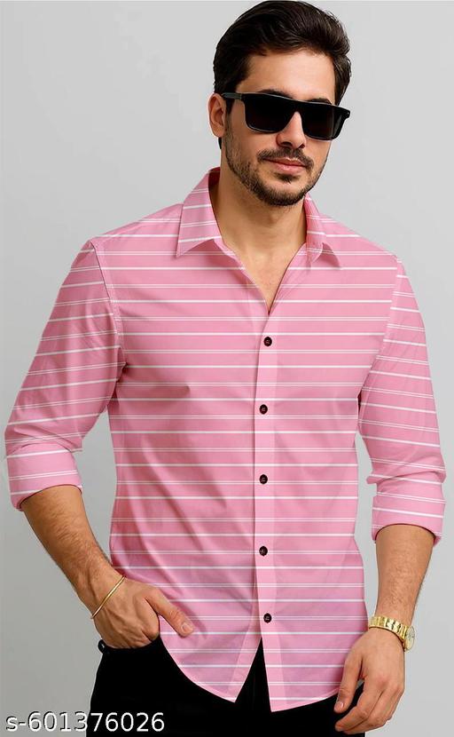  Men's  Full Sleeve Printed Shirts - Stylish & Versatile - M Y V E L O R A