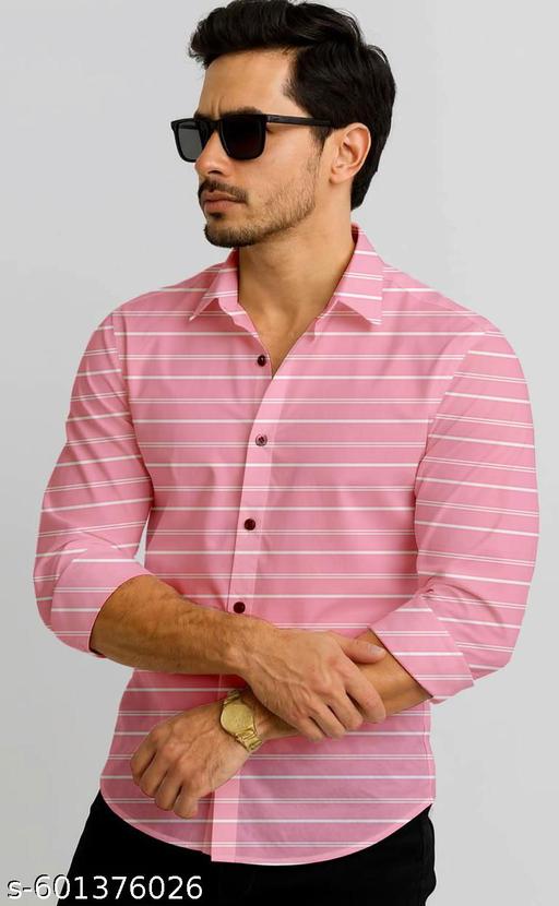  Men's  Full Sleeve Printed Shirts - Stylish & Versatile - M Y V E L O R A