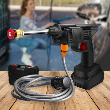 Cordless Car Pressure Washer – 48V Portable Cleaning Kit | Velvet Wheels - M Y V E L O R A