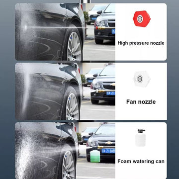 Cordless Car Pressure Washer – 48V Portable Cleaning Kit | Velvet Wheels - M Y V E L O R A