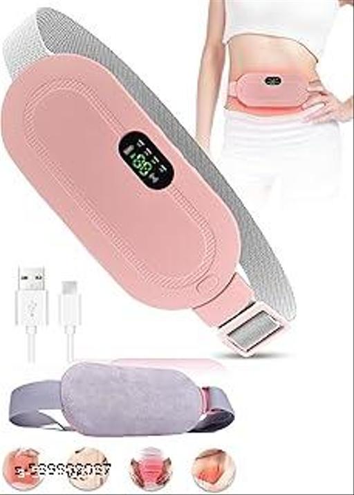 Period Cramp Relief Massager & Heating Pad for Period Cramps Portable Cordless Periods Cramps Relief Machine 3-Temp. & 3-Massage Mode Fast Heating Menstrual Period Pain Relief Device for Women. - M Y V E L O R A