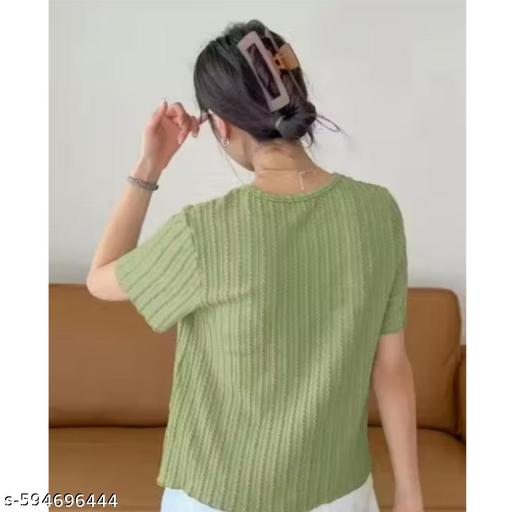 women fancy Stylish Korean T-shirt best 2 pcs Combo - M Y V E L O R A