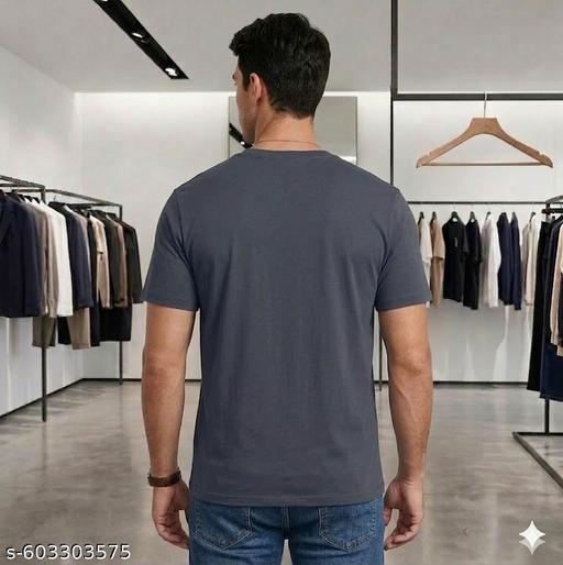 KEESOR Men Tshirt|Men Printed Round neck Tshirt|Men Graphic print Tshirt - M Y V E L O R A