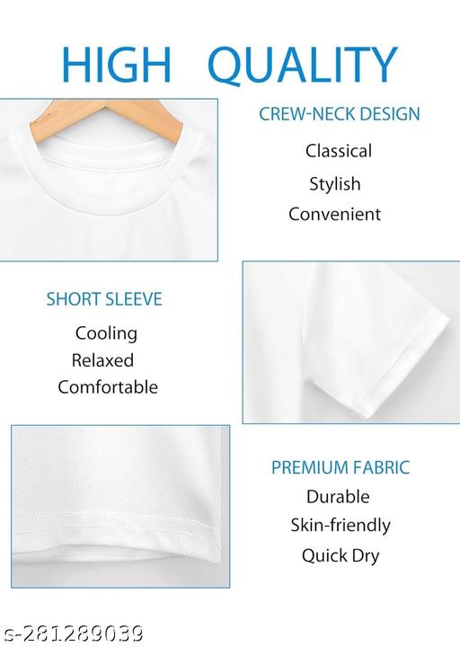 Tabahee Fashion Premium Quality Designer Polyester Heart Printed White T shirt - M Y V E L O R A