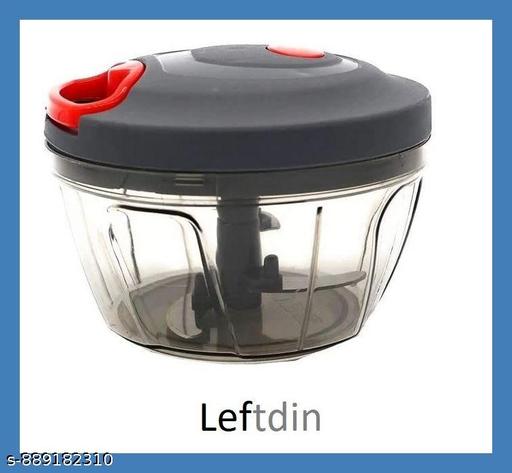 Manual Food Chopper - Compact Kitchen Tool for Effortless Chopping and Mincing of Vegetables, Fruits, Nuts, and Herbs - Grey and Red Plastic and Stainless Steel Design for Quick Meal Preparations - Ideal for Busy Professionals and Home Cooks, Durable Quality, Long Lasting, Easy to Use, Lightweight D - M Y V E L O R A