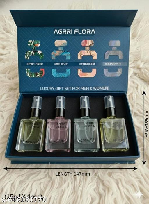 15ml X 4  |  Agrri Flora man/woman perfume - M Y V E L O R A
