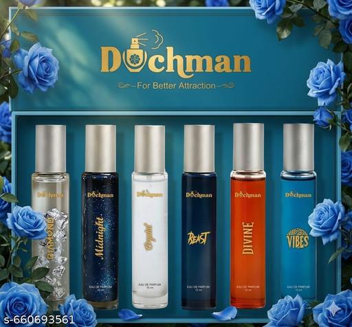 Duchman luxury fragrance gifts set French lovers (perfume for women) pack of six 6x10ml  - M Y V E L O R A