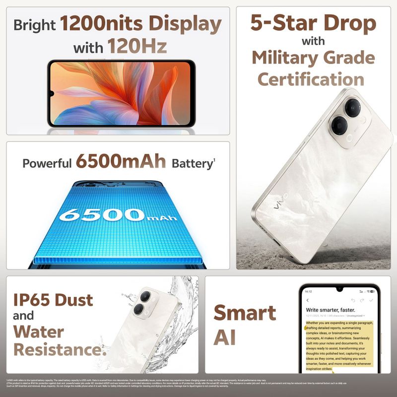 Vivo y11 5g (mystic blue, 128 gb) - M Y V E L O R A