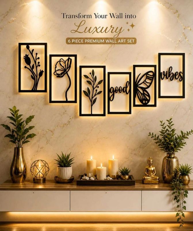 The hind arts wooden wall hanging for home decor shelf home living room, decor, balcony, - M Y V E L O R A
