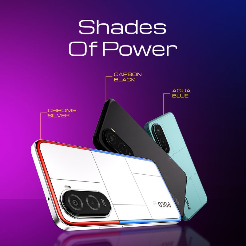 Poco m7 plus 5g (aqua blue, 128 gb) - M Y V E L O R A