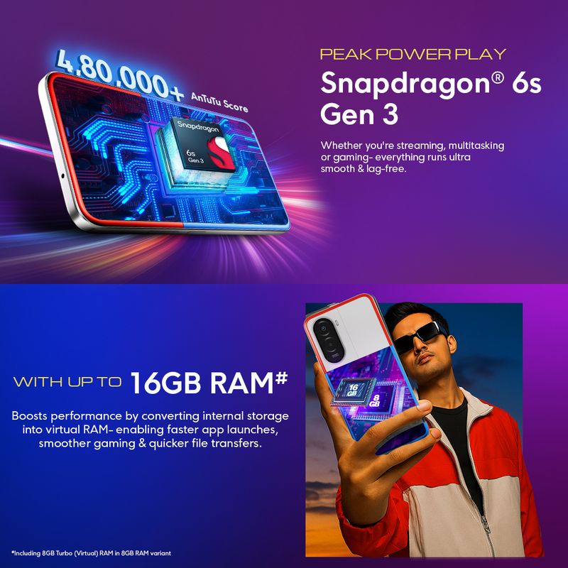 Poco m7 plus 5g (aqua blue, 128 gb) - M Y V E L O R A