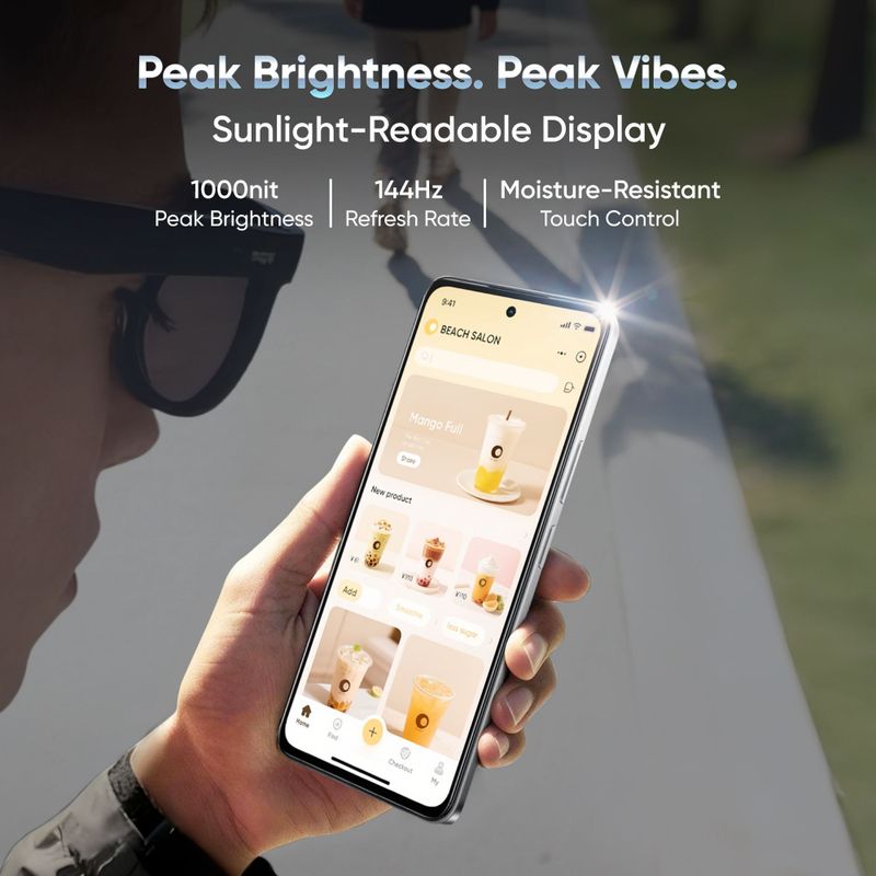 Realme p4x 5g (matte silver, 128 gb) - M Y V E L O R A