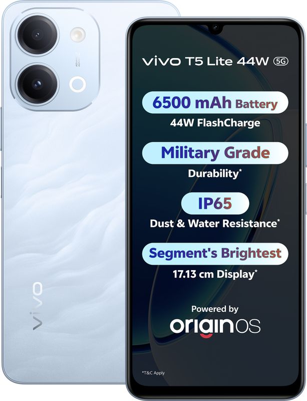 Vivo t5 lite 44w 5g (twilight shadow, 128 gb) - M Y V E L O R A