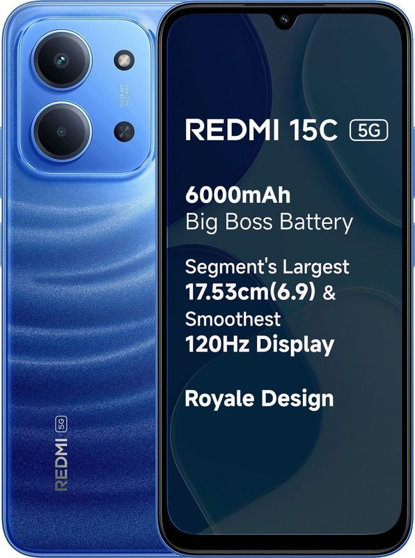 Redmi 15c 5g (moonlight blue, 128 gb) - M Y V E L O R A