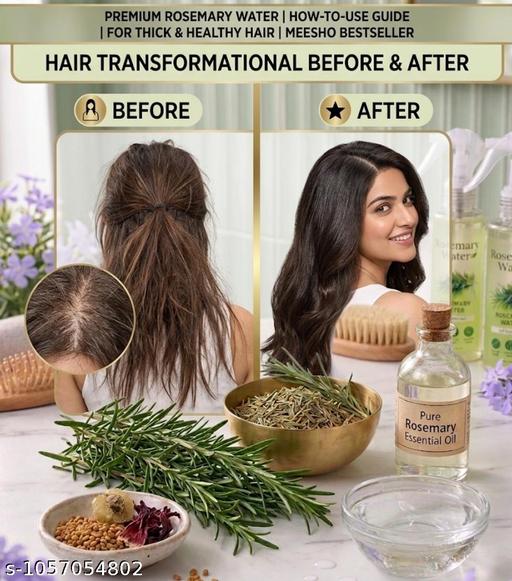 Pure Rosemary Water for Thick Hair 100 ml (Buy 1 Get 1 Offer) - M Y V E L O R A