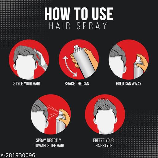 ELPIS GOLD Enzo Premium Hair Spray| Curl Enhancing With Flexible Hold, Long Lasting, No Greasy Residue| All-Day Shine |Pure, Fresh And Beautiful | Odour Fragrance Strong | Suitable for All Hair Types | Weatherproof Styling Solution | 420ml - M Y V E L O R A