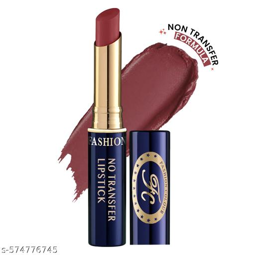 Fashion Colour Lip Super Stay | Non Transferable Lipstick Waterproof | Lipsticks For Women Waterproof | 12-Hour Stay | Matte Finish | Long-Lasting | Highly Pigmented | Pink Violet - M Y V E L O R A