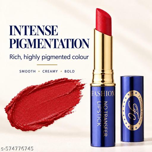 Fashion Colour Lip Super Stay | Non Transferable Lipstick Waterproof | Lipsticks For Women Waterproof | 12-Hour Stay | Matte Finish | Long-Lasting | Highly Pigmented | Pink Violet - M Y V E L O R A