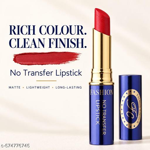 Fashion Colour Lip Super Stay | Non Transferable Lipstick Waterproof | Lipsticks For Women Waterproof | 12-Hour Stay | Matte Finish | Long-Lasting | Highly Pigmented | Pink Violet - M Y V E L O R A