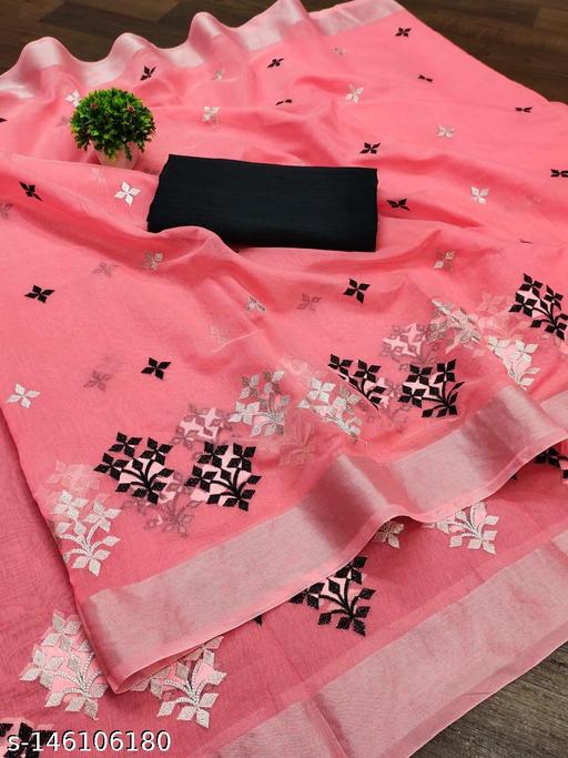 Chanderi indian Saree - M Y V E L O R A