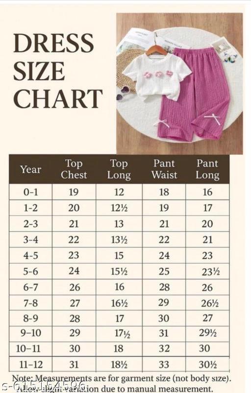 Girls Premium Cotton Outfit Floral Textured Top & Palazzo Pants Trendy Girls Co-Ord Set White Flower Top with Pink Pants Premium Girls Pink Co-Ord Set Soft Cotton Floral Matching Outfit - M Y V E L O R A
