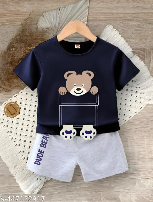 Baby boy clothing set, Dude brar printed kids clothing set children clothing wear, kid's wear,1 year boy clothes, 2 year boy dress,3 year boy kapde,4 year boy clothes,5 year boy dress - M Y V E L O R A