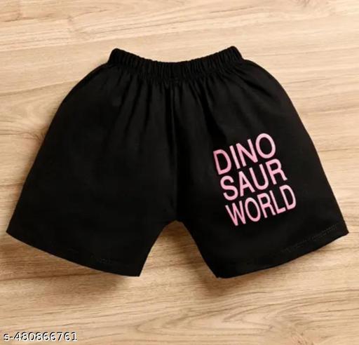" Baby Boys & Baby Girls  Pink Dino T-shirt Shorts " - M Y V E L O R A