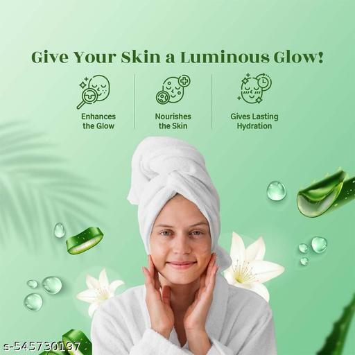 Gantavya Aloevera Face Beauty Gel - 220gm pack of 2, (aloe vera gel for hair) - Neezhofashion
