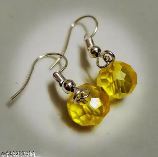 6 Fashionable glass beads drop earrings  combo pack - NJORA LUXURY FASHION