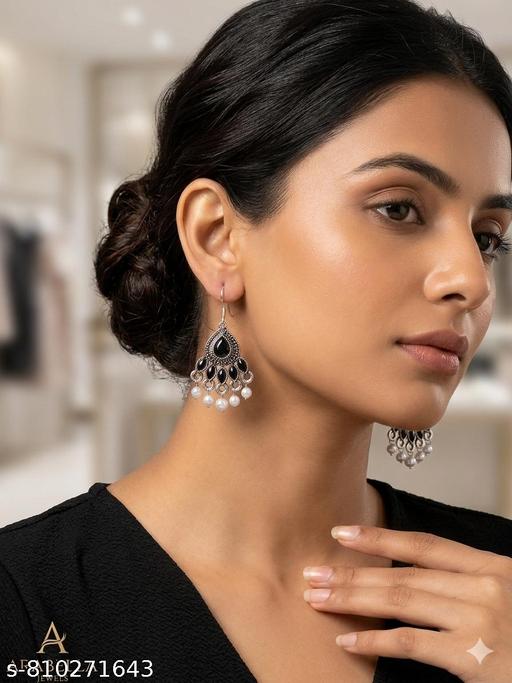 hanging earring - NJORA LUXURY FASHION