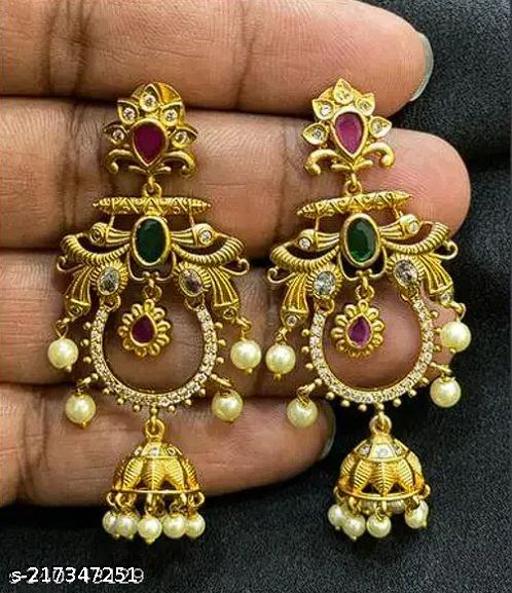 Premium Matte Finish  Hangings Earrings & Studs  - NJORA LUXURY FASHION