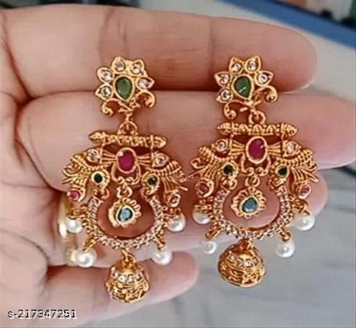 Premium Matte Finish  Hangings Earrings & Studs  - NJORA LUXURY FASHION