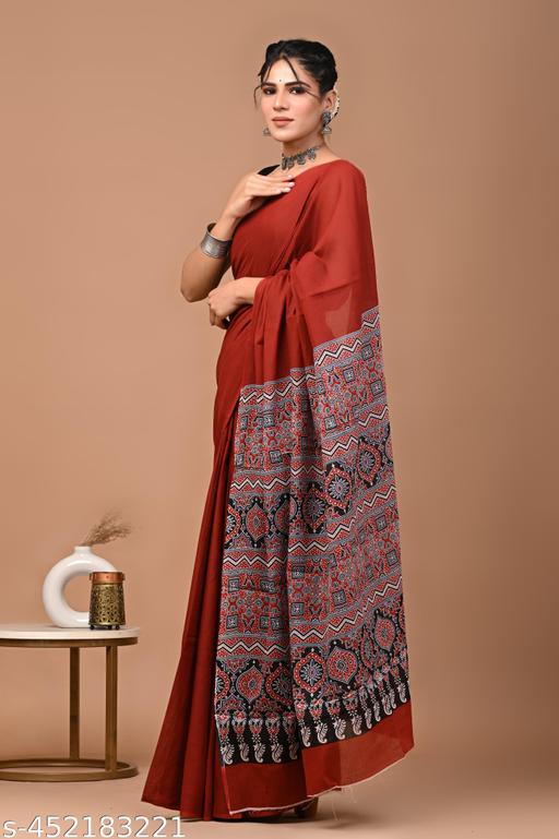 Bandhej Cotton Printed Saree - NJORA LUXURY FASHION
