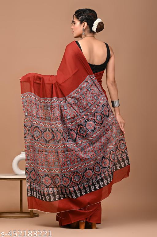 Bandhej Cotton Printed Saree - NJORA LUXURY FASHION